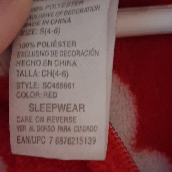 Red Onesie with White Mickey Mouse Pattern - Picture 2 of 4